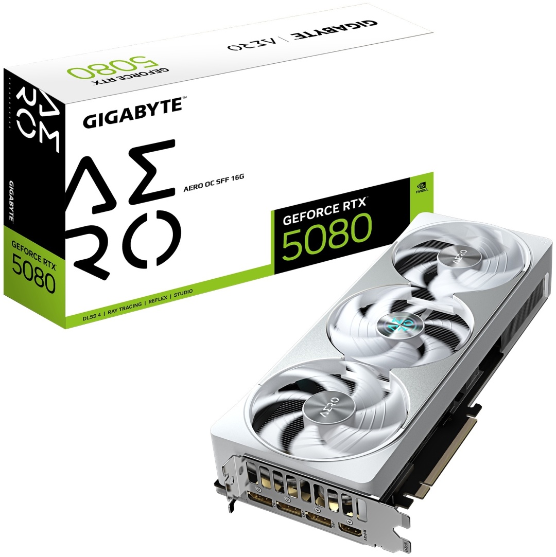Видеокарта GIGABYTE GeForce RTX 5080 AERO OC SFF 16 Гб