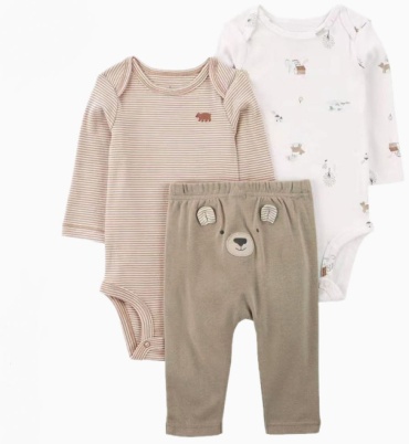 Комплект carters love коричневый