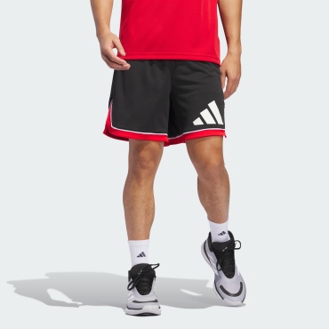 Спортивные шорты adidas черный, красный