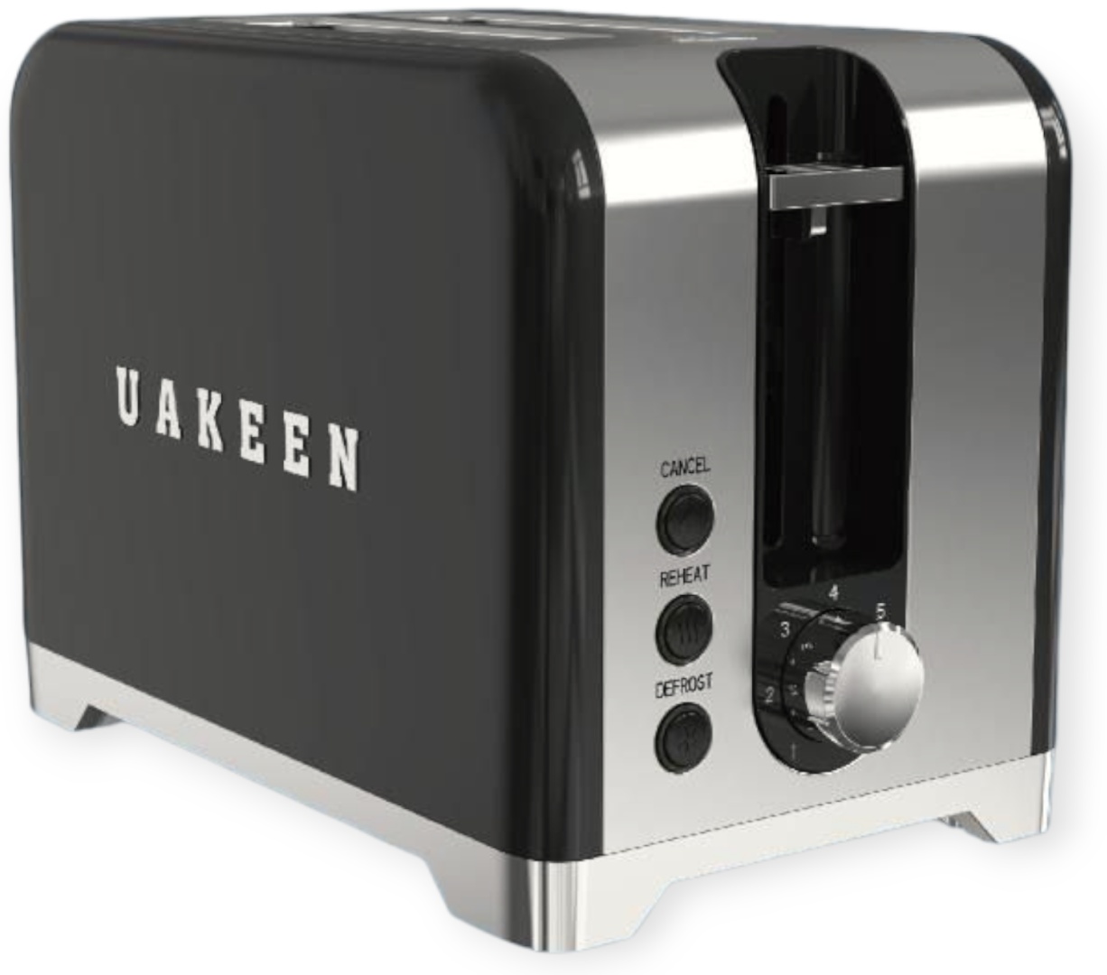 Тостер Uakeen Germany ZL-2115 черный