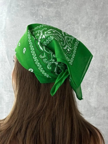 Комплект Scarf Moda размер универсальный, зеленый