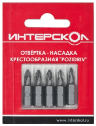 Интерскол набор бит 204240250055 6 шт