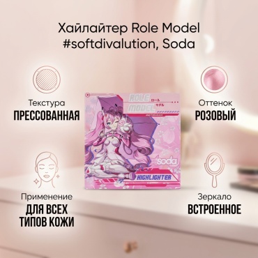 Soda Chan Хайлайтер Role Model #softdivalution хайлайтер 10 г
