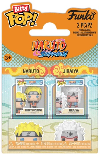 Funko Bitty POP! Naruto Shippuden Naruto & Jiraiya (Exc) 2 см 2 шт