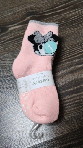 Носки Carter's ИПСАЛАМАТОВА серый, персиковый 19, 20