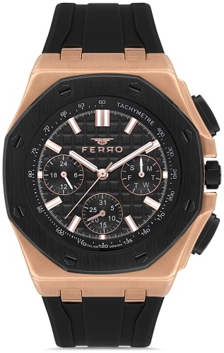 Кварцевые Ferro FM43001D-R нержавеющая сталь