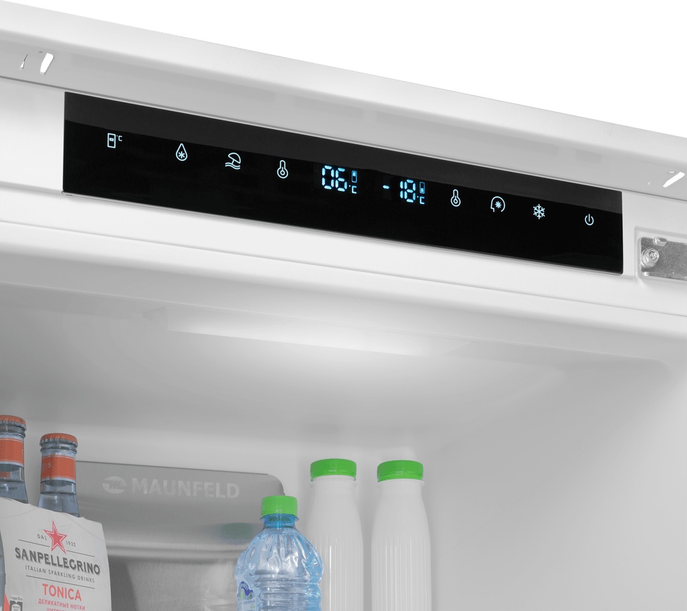 Холодильник-морозильник встраиваемый MAUNFELD MBF193NFWGR Inverter 6
