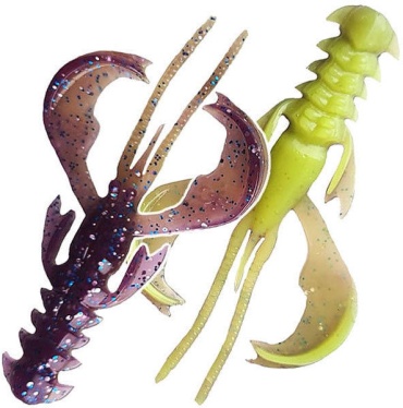 Мягкая приманка CF Силиконовая приманка Crazy Fish Nimble 4 / 43-100-41d-6-V / Кальмар (5 шт.) 5 шт 100 мм 41d