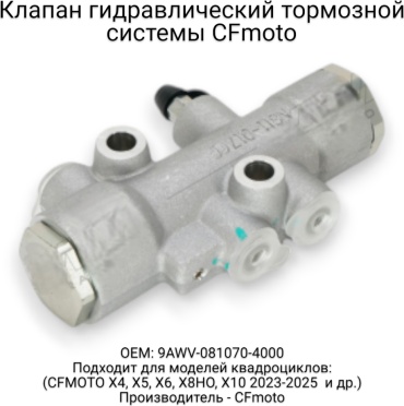 CF Moto клапан 9AWV-081070-4000