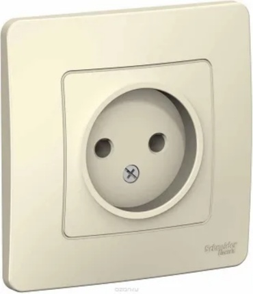 Schneider Electric встраиваемая BLNRS000012, электрический цвет бежевый
