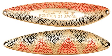 Блесна Pontoon21 SABLETTA 34.0 гр. (P21-SP-SBL-34-G46-604) 1 шт 87 мм