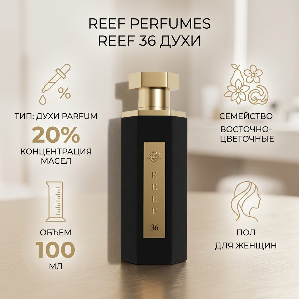 REEF Perfumes Reef 36 духи PARFUM 100 мл, для женщин