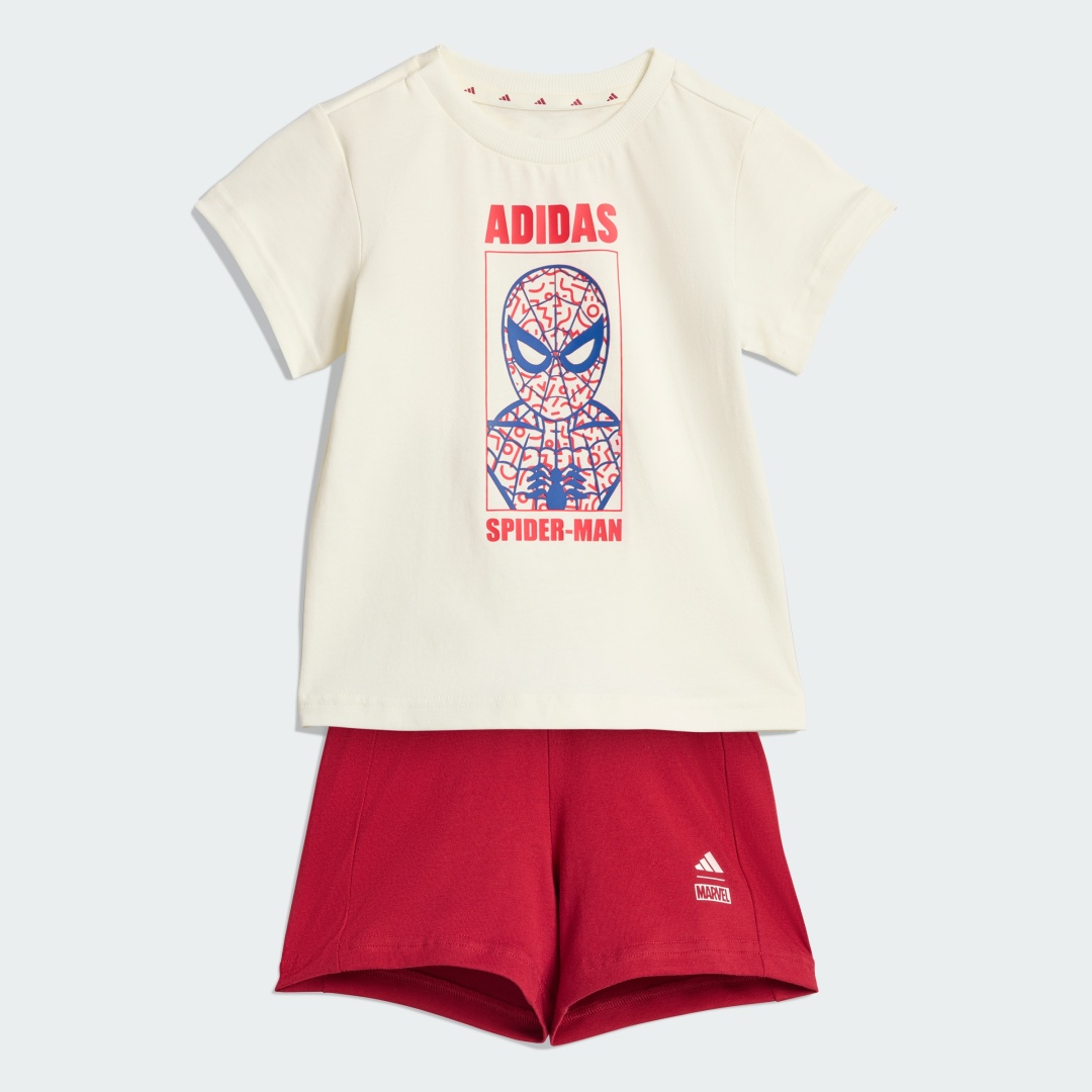 Комплект adidas белый, красный