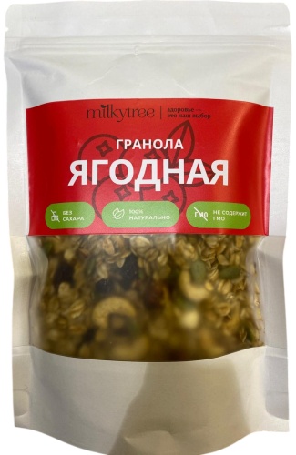 Milkytree гранола ягодная 300 г