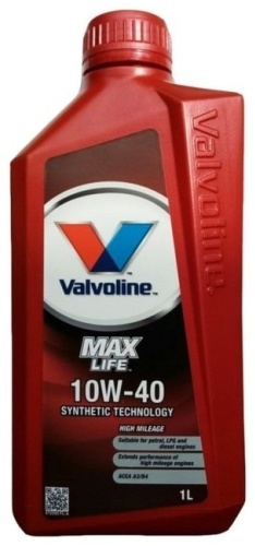 Полусинтетическое VALVOLINE MaxLife 10W-40 1 л