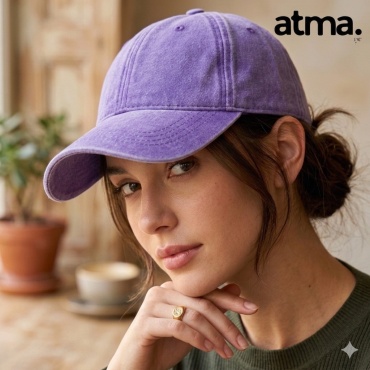 Кепка ATMA brand размер универсальный, фиолетовый