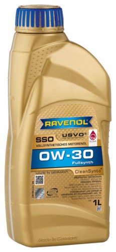 Синтетическое RAVENOL Масло Моторное Sso Sae 0W-30 0W-30 1 л