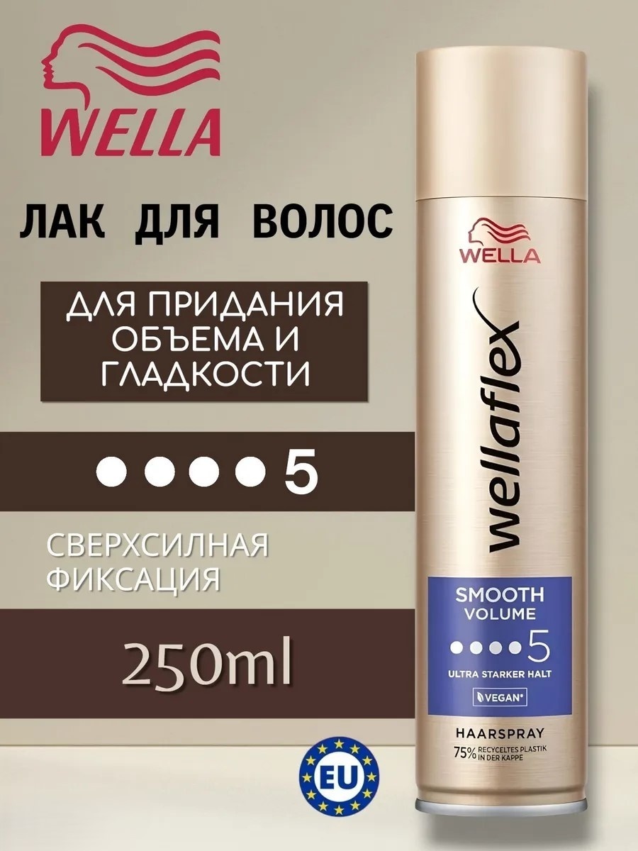 WELLA Wellaflex Объем и Восстановление лак экстрасильная фиксация 250 мл