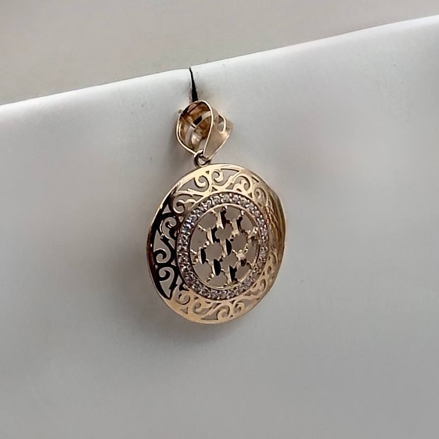 Подвеска Ballerina Jewelry K82973 вес 1.89 г золото, фианит