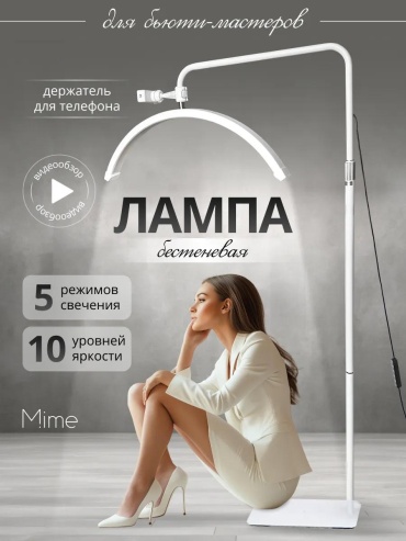Напольная лампа BFE3819D9359DD0 LED, 100 Вт, металл, пластик, алюминий
