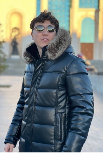 Дубленка черный