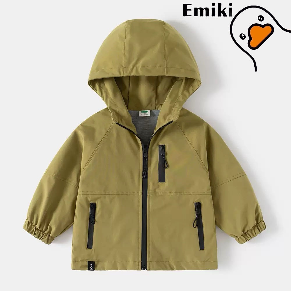 Ветровка Emiki коричневый, хаки