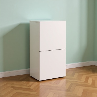 Комод св12, 37x24x76 см, белый
