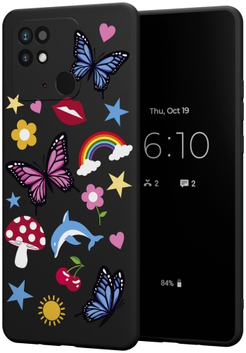 Чехол для Xiaomi C40, Redmi 10C рисунок