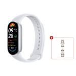 Фитнес-браслет Xiaomi Smart Band 9 серебристо-белый &#43; подарок