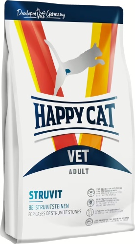Happy Cat Vet Adult Struvit птица, злаки, морские водоросли 4 кг