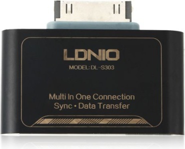 Переходник LDNIO 30-pin, 0.1 м, DL-S303 черный