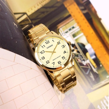 Кварцевые CASIO MTP-V001G-9BUDF нержавеющая сталь