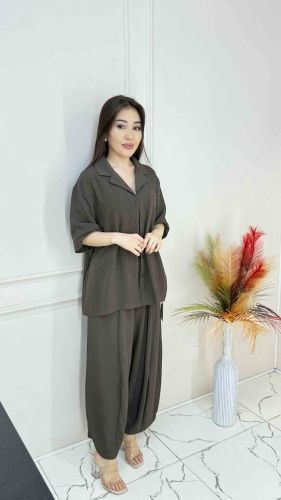 Костюм повседневный Swan fashion графит