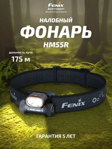 Фонарь Fenix 574517625 налобный черный