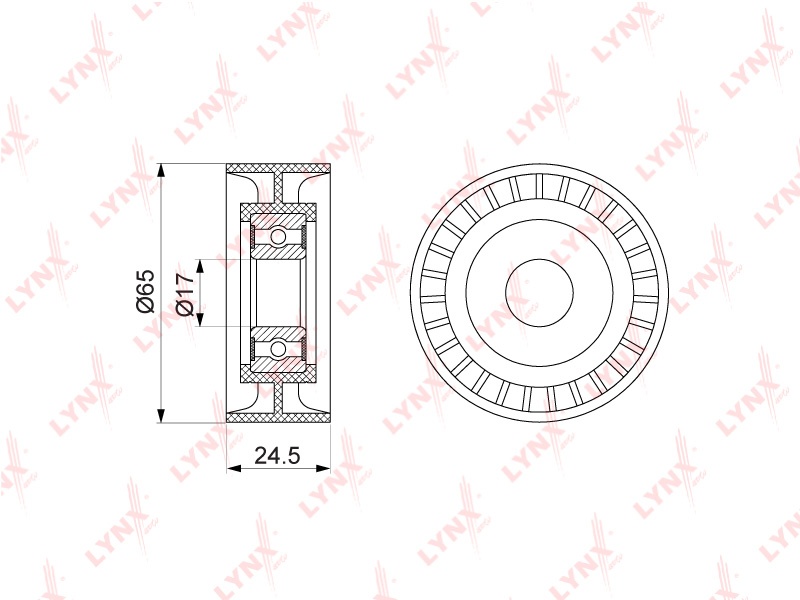 LYNXauto ролик PB5139