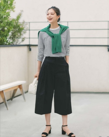 Кюлоты Uniqlo черный