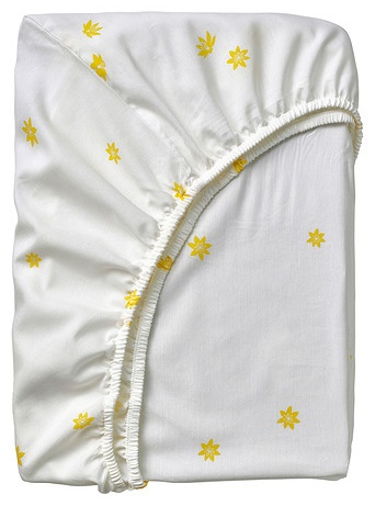 Простыня IKEA SKOGSDUVA 90x200, хлопок