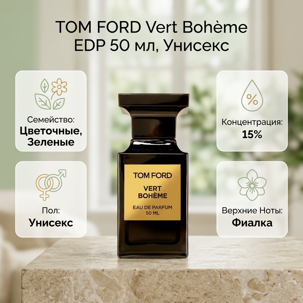 TOM FORD Vert Boheme парфюмерная вода EDP 50 мл, унисекс