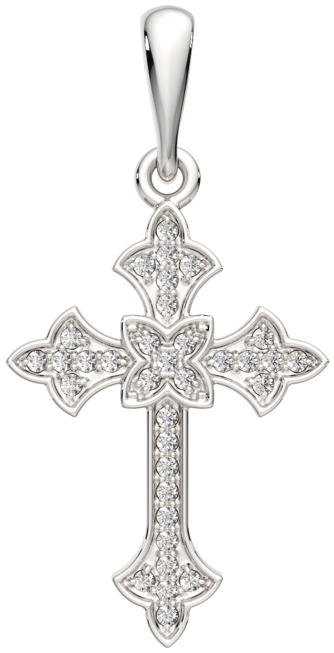 Крестик Lucente Silver ZO-0440361.ZZ вес 0.85 г серебро, фианит