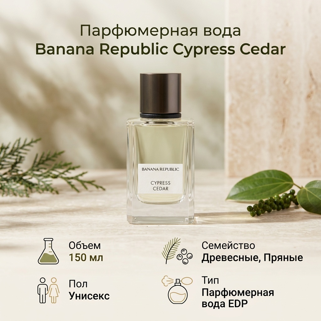 Banana Republic Cypress Cedar парфюмерная вода EDP 150 мл, унисекс