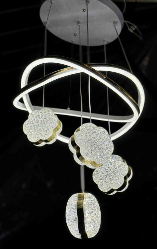 Люстра подвесная LED, кол-во ламп: 4 шт
