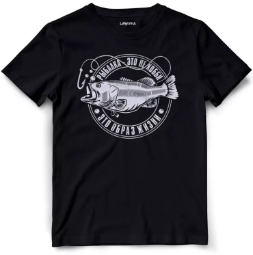 Футболка Lamayka Print черный