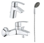 Смеситель для ванны Grohe Start New Chrom 23550001, 27944000, 32278001 (120759), однозахватный