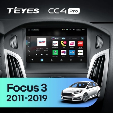Teyes CC4 PRO Ford Focus 3 2011-2019 8Gb+128Gb в штатное место