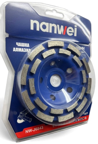 Nanwei алмазная чашка NW-J6843 125x22.23 мм 1 шт