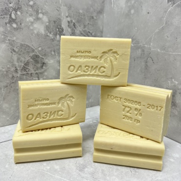 Кусковое мыло хозяйственное Оазис 6598 200 г