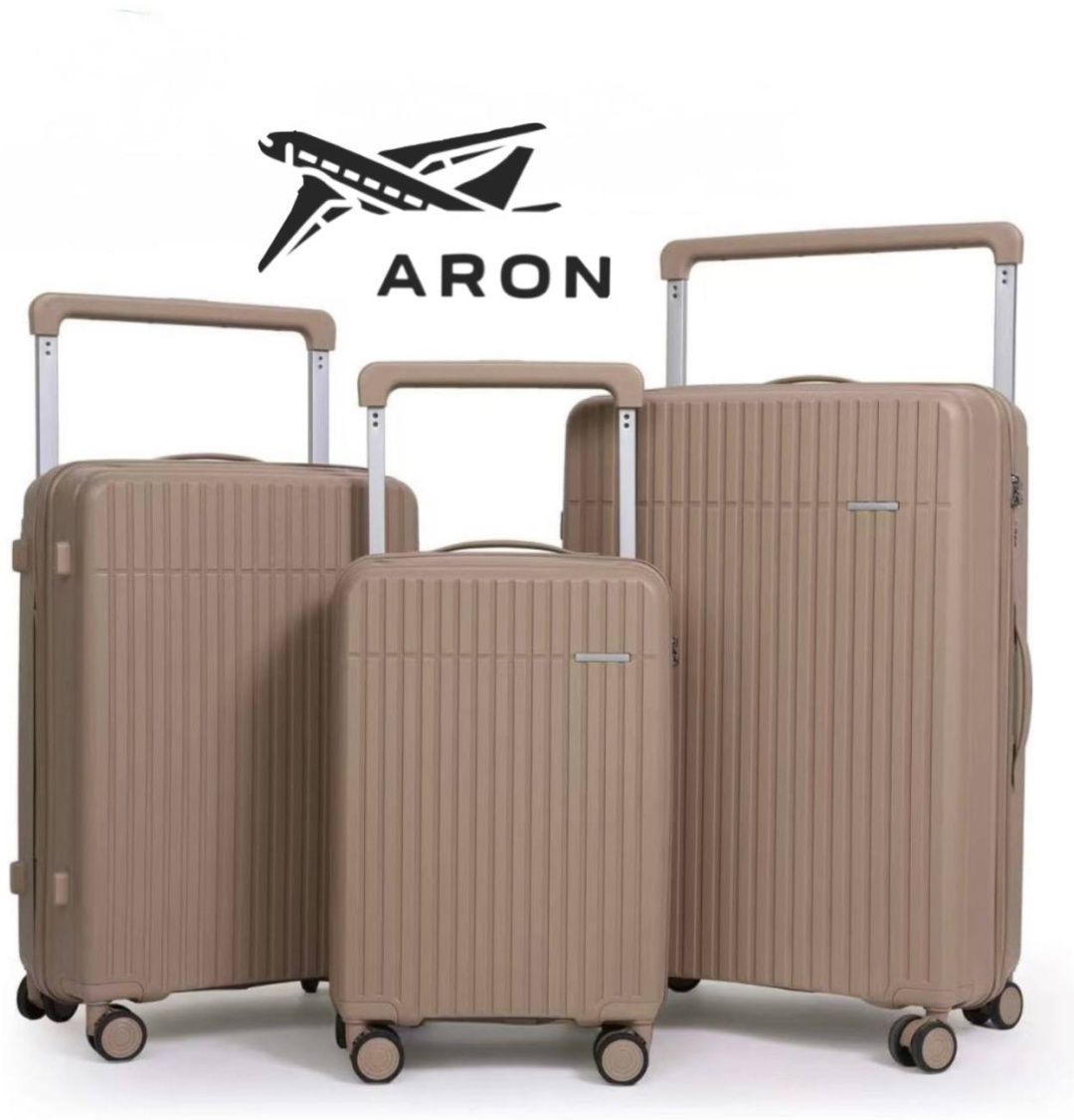 Чемодан ARON-004 поликарбонат 230 л кофейный