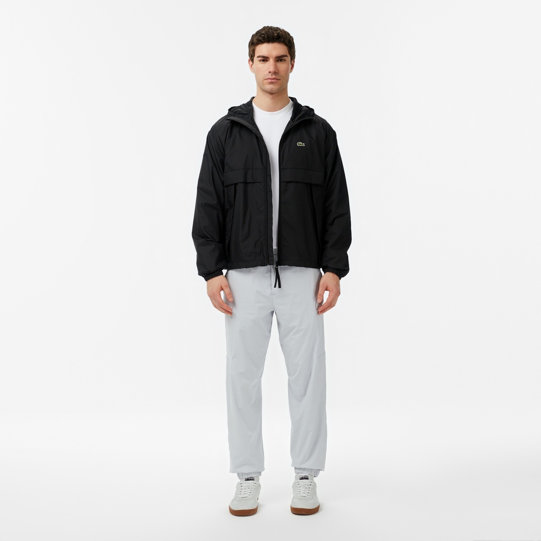 Джоггеры LACOSTE серый