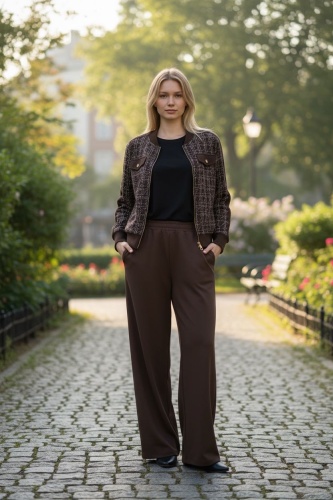 Костюм повседневный FASHION коричневый