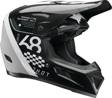 THOR THOR Reflex Sport Riot MIPS Black/White S белый, черный S